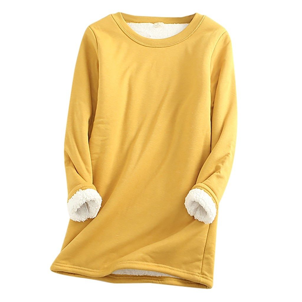 Hyggelig fleeceforet sweatshirt til damer