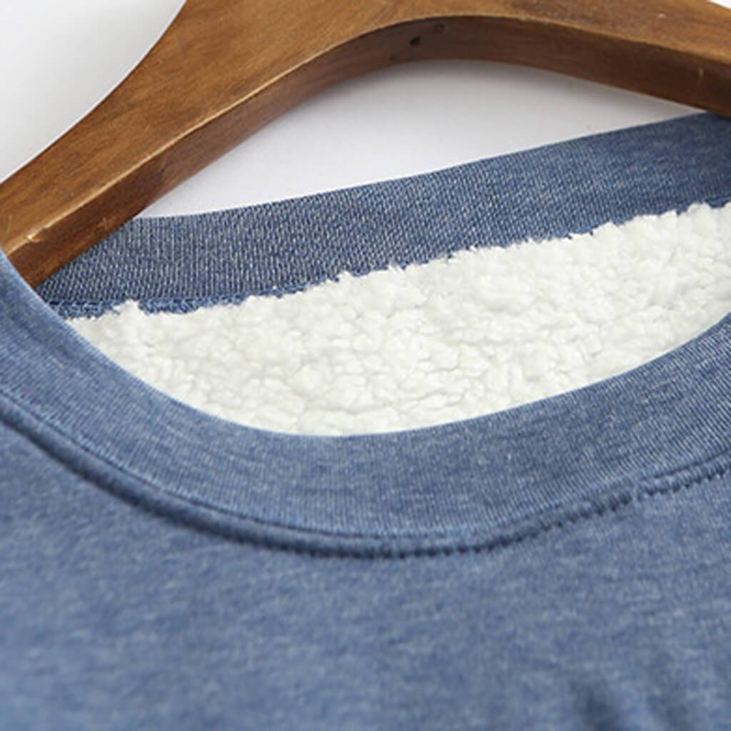 Hyggelig fleeceforet sweatshirt til damer