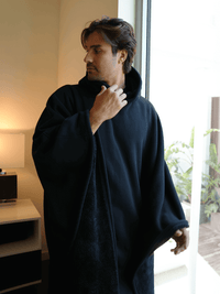 Hyggelig, vægtet hoodie