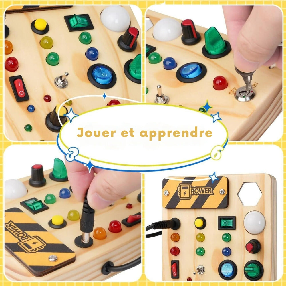 Interaktivt Montessori-bræt til småbørn