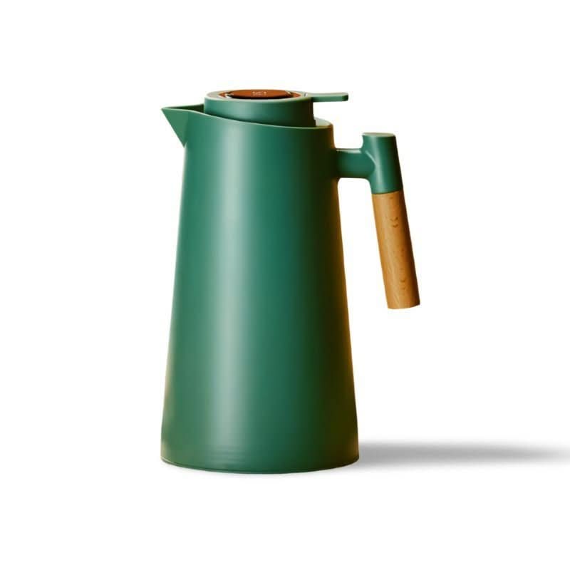 Isoleret termokande i rustfrit stål med termometer – elegant og funktionel 1 L