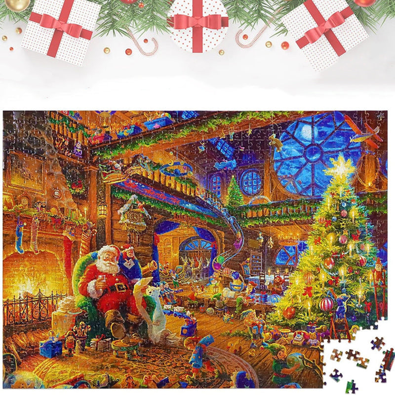 Julepuslespil adventskalender - 24 dages nedtælling