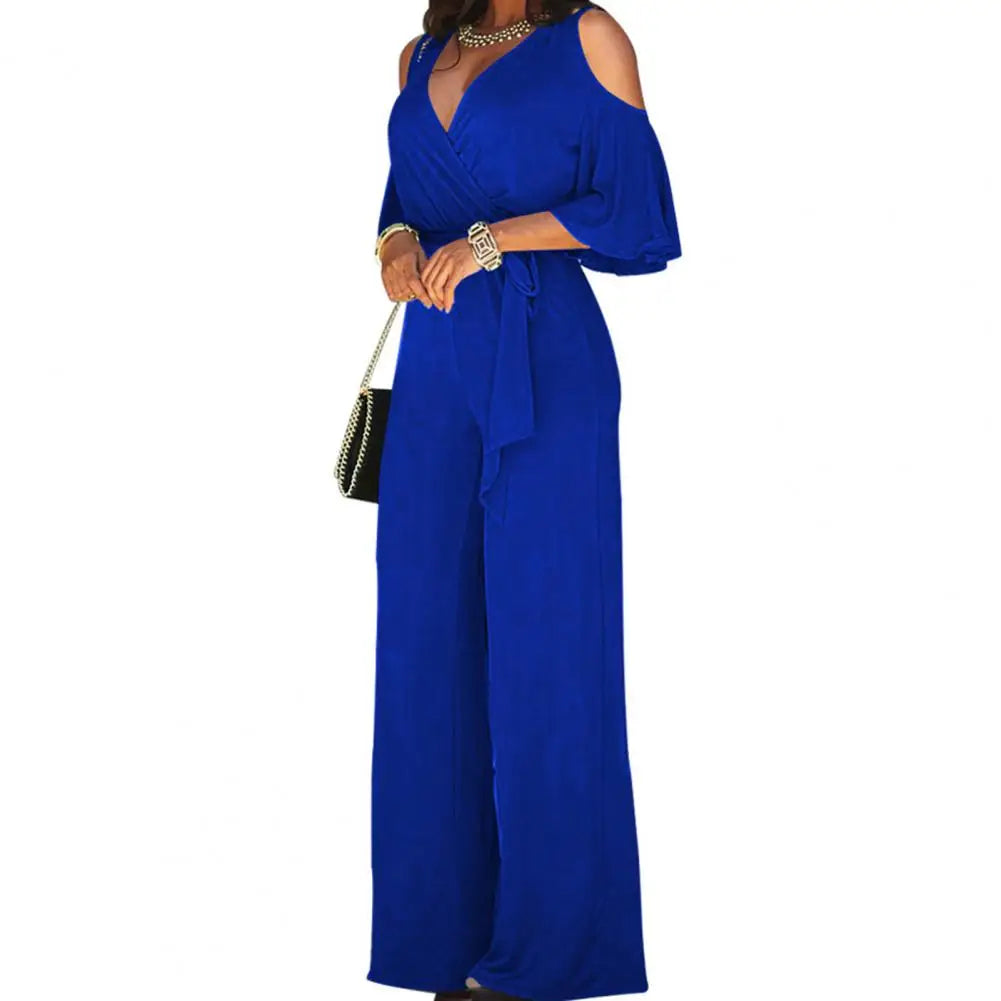 Jumpsuit med vide ben til damer
