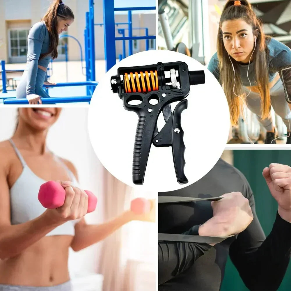 Justerbar 5-165 kg kraftig håndtræner - fingertræner til træning af arm, håndled og underarm