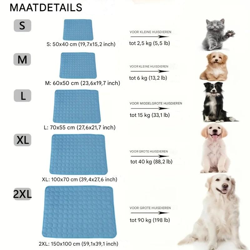 Kølemåtte til hunde og katte