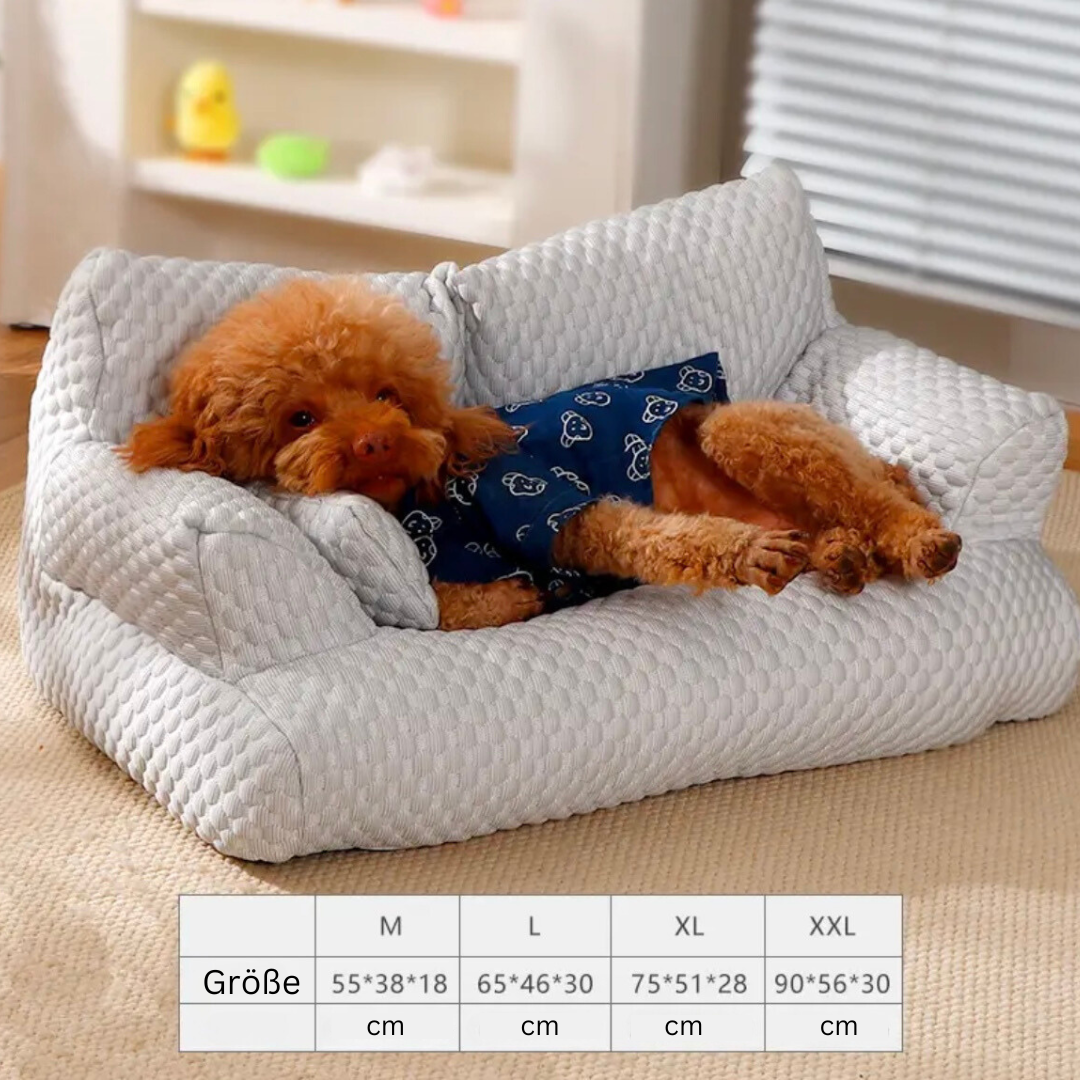 Kølende hundesofa med åndbart stof