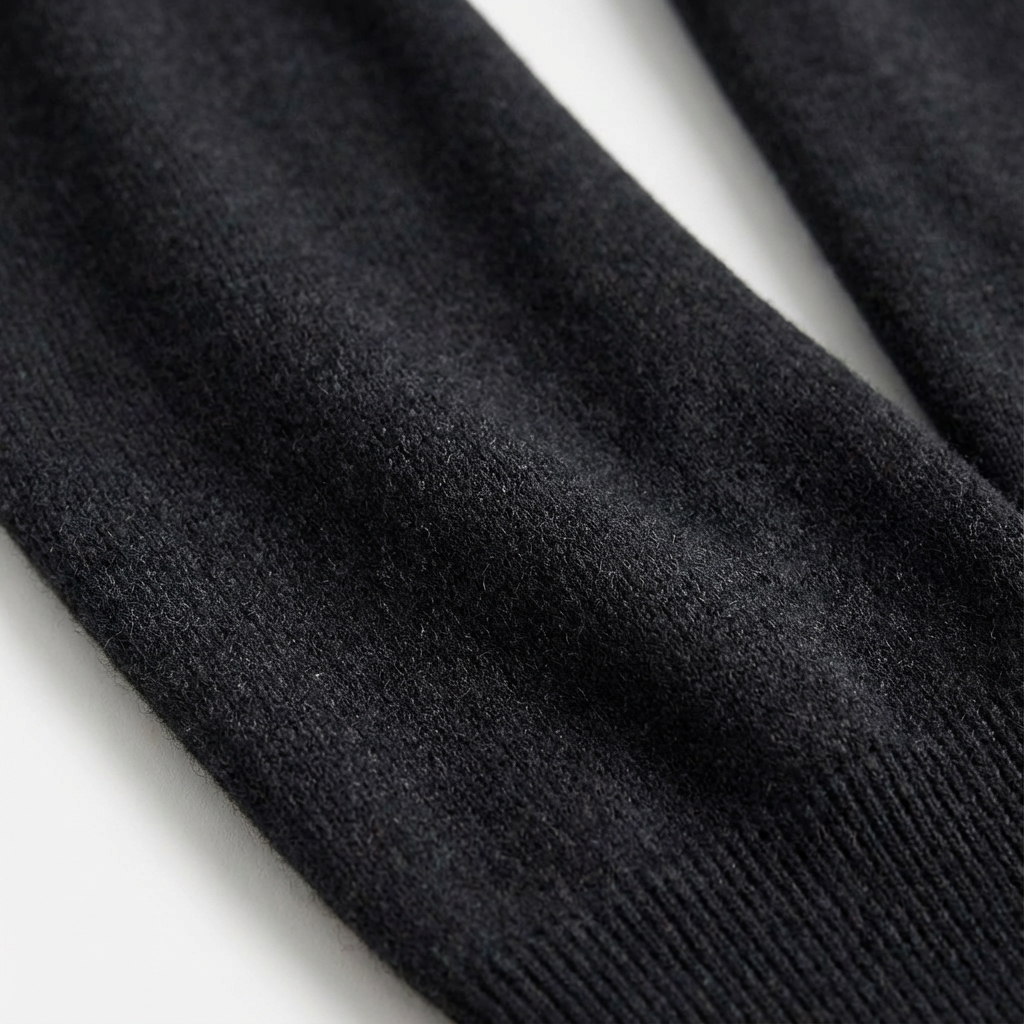 Klassisk herrestriktrøje med kort lynlås – Alsidig smart-casual pullover