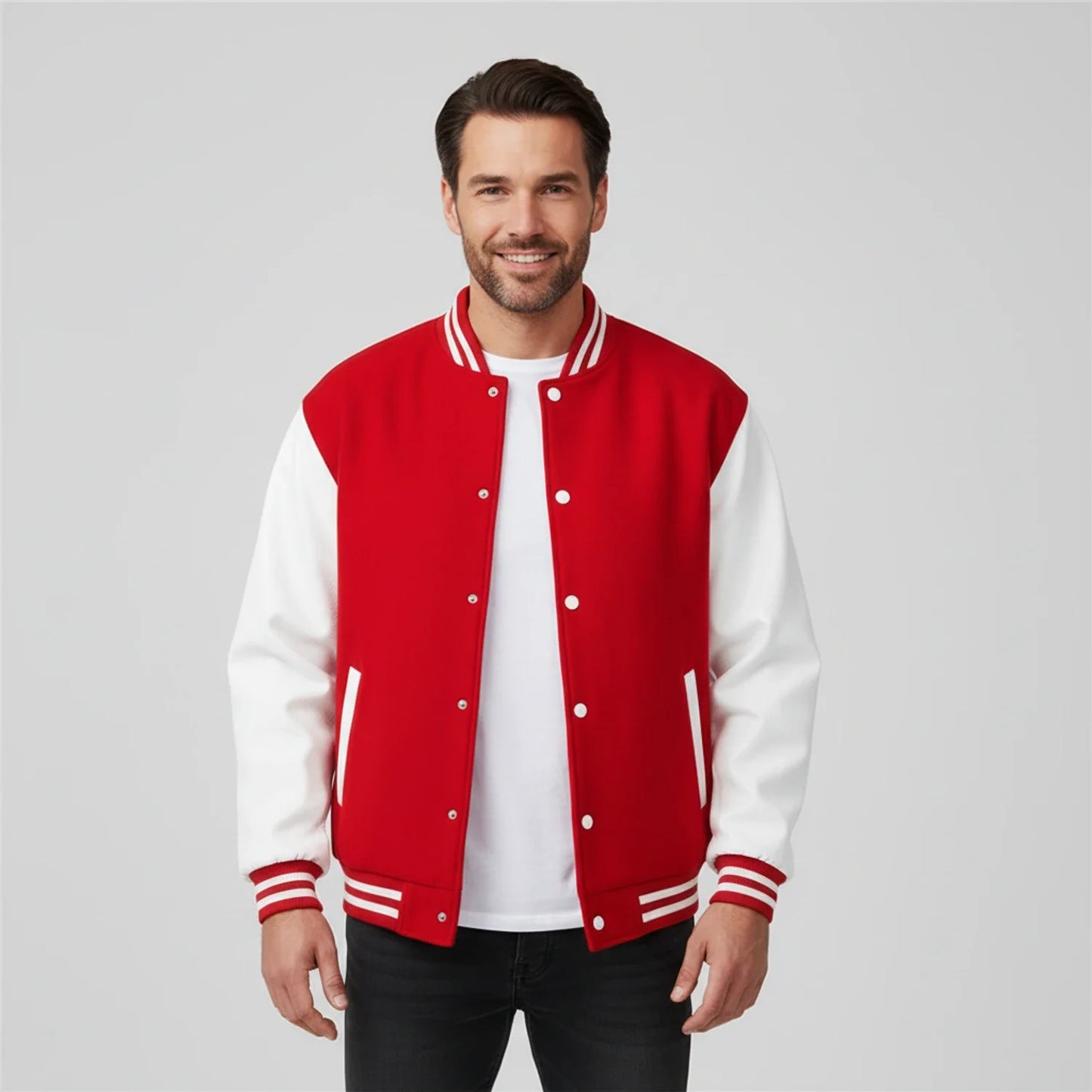 Klassisk varsity-jakke til mænd