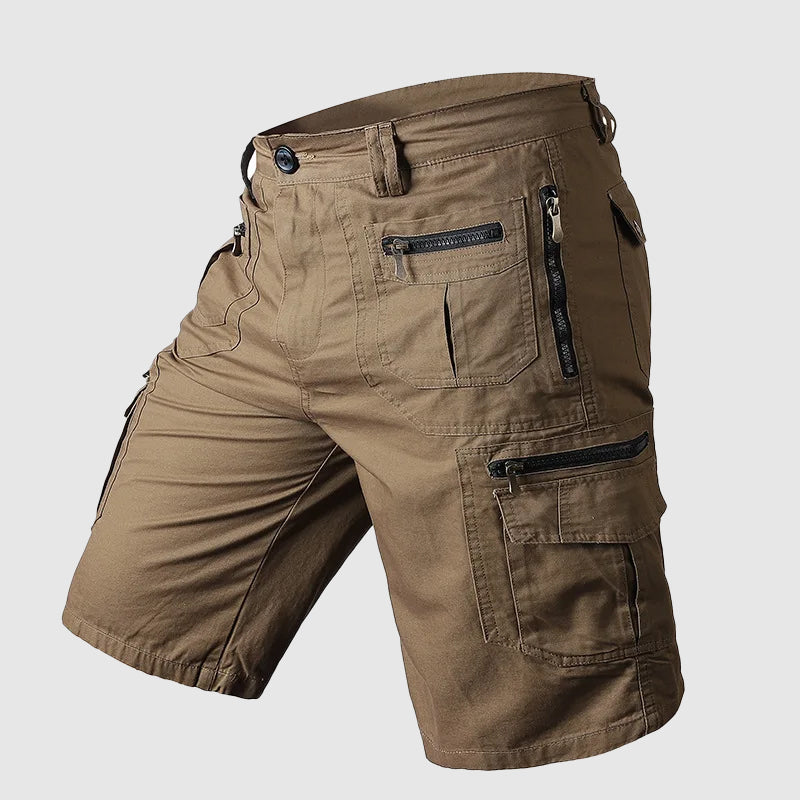Knælange cargoshorts til mænd