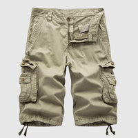 Knælange cargoshorts til mænd