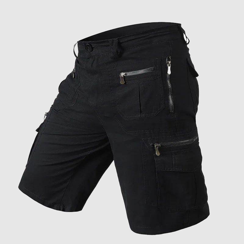 Knælange cargoshorts til mænd