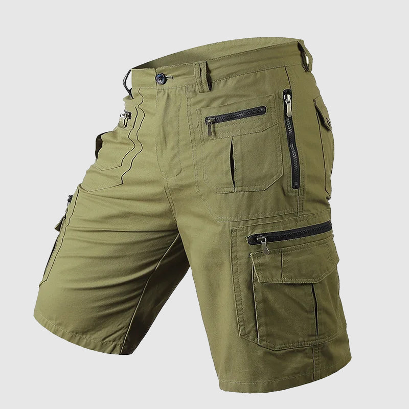Knælange cargoshorts til mænd
