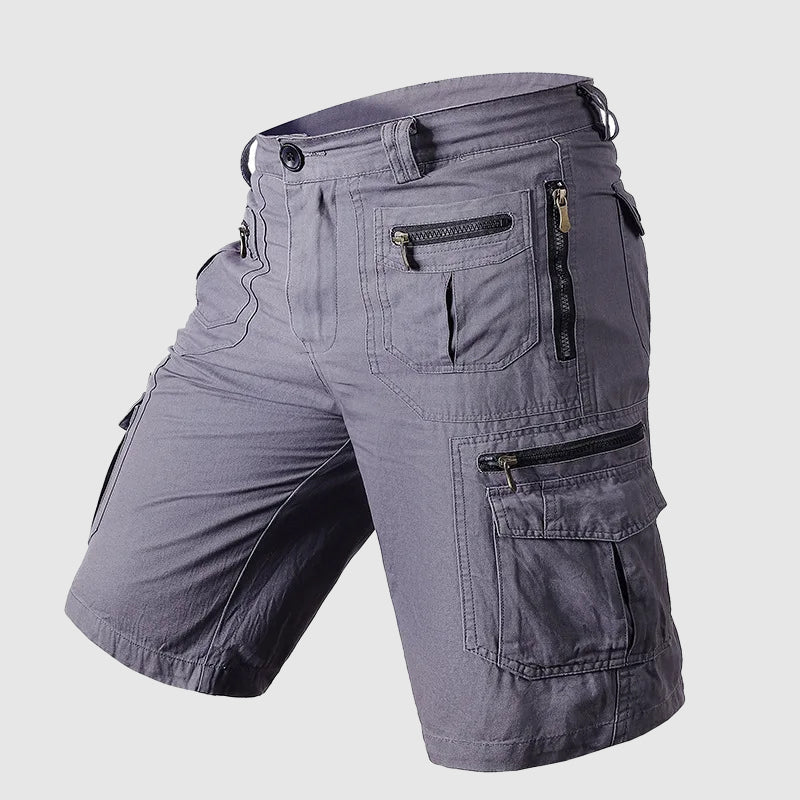Knælange cargoshorts til mænd