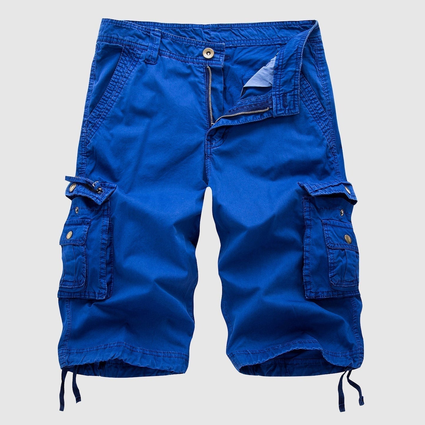 Knælange cargoshorts til mænd