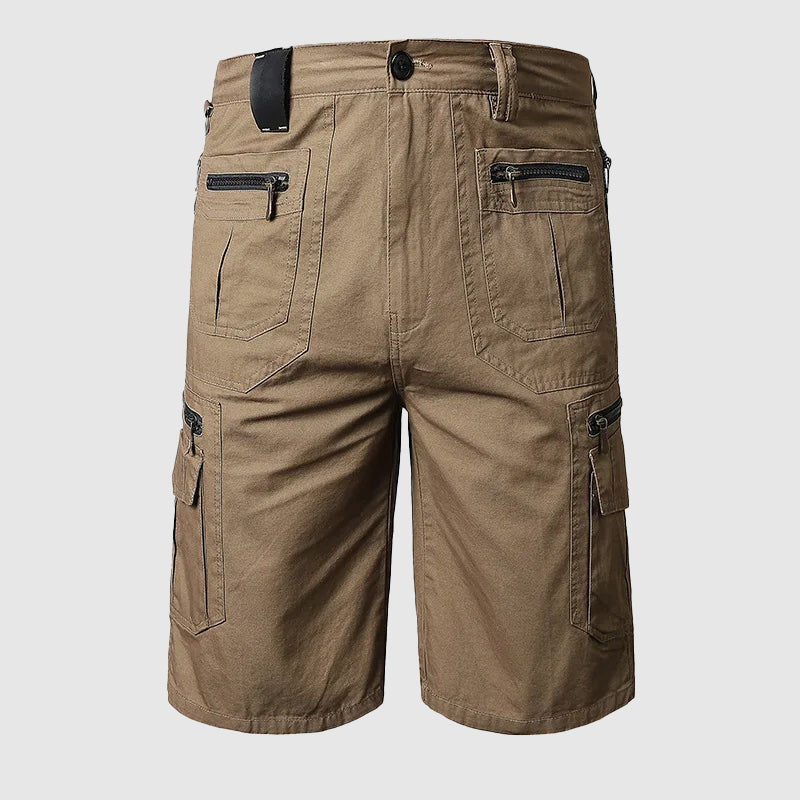 Knælange cargoshorts til mænd
