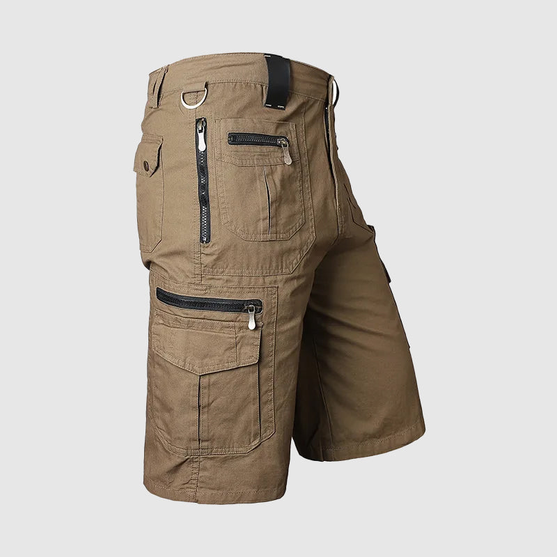 Knælange cargoshorts til mænd