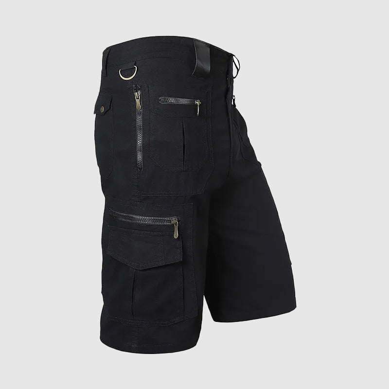 Knælange cargoshorts til mænd