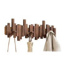 Knagerække i pianostil - Valnød/Bøg - Elegant design