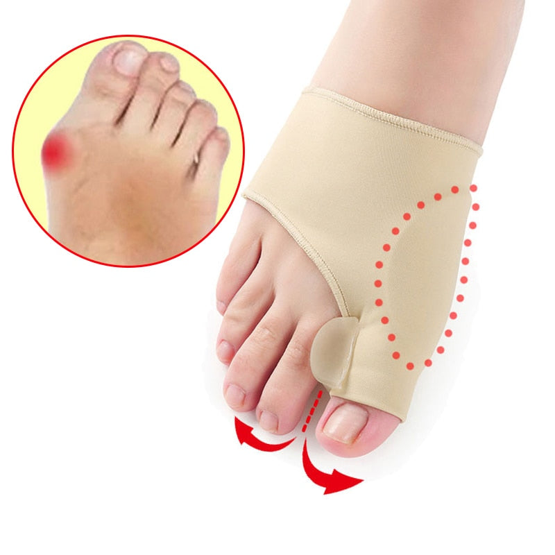 Knystkorrektor til smertelindring ved hallux valgus