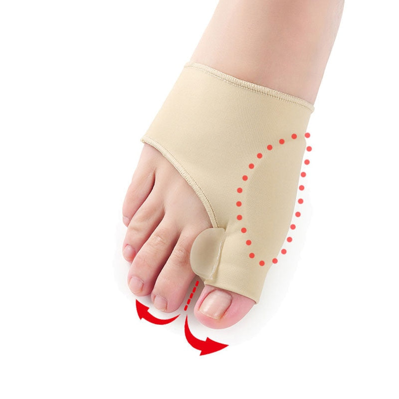 Knystkorrektor til smertelindring ved hallux valgus