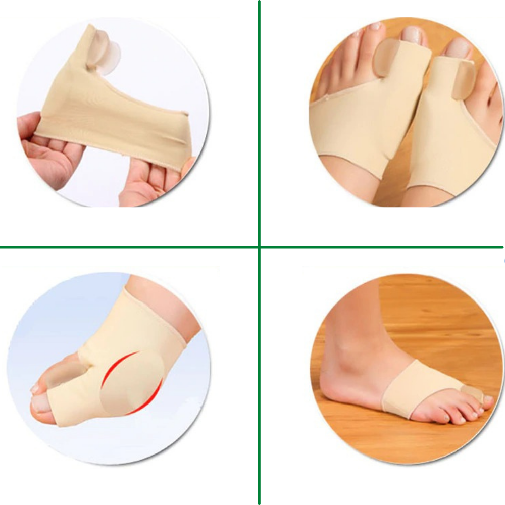 Knystkorrektor til smertelindring ved hallux valgus
