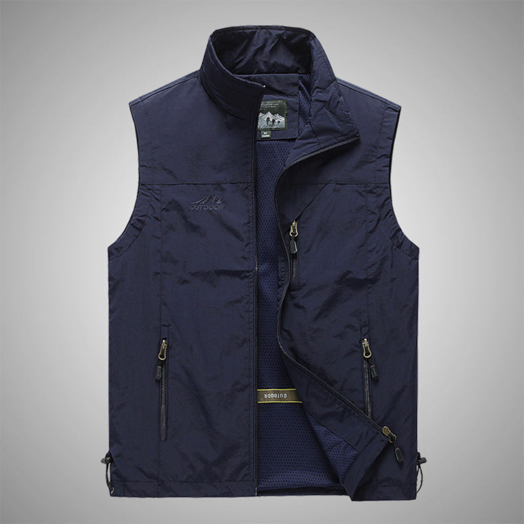 Komfortabel outdoorvest til mænd