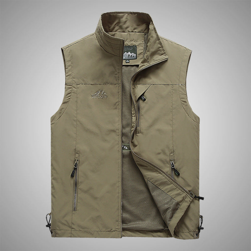 Komfortabel outdoorvest til mænd