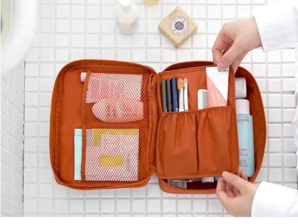 Kompakt vandtæt makeup-rejseorganiser
