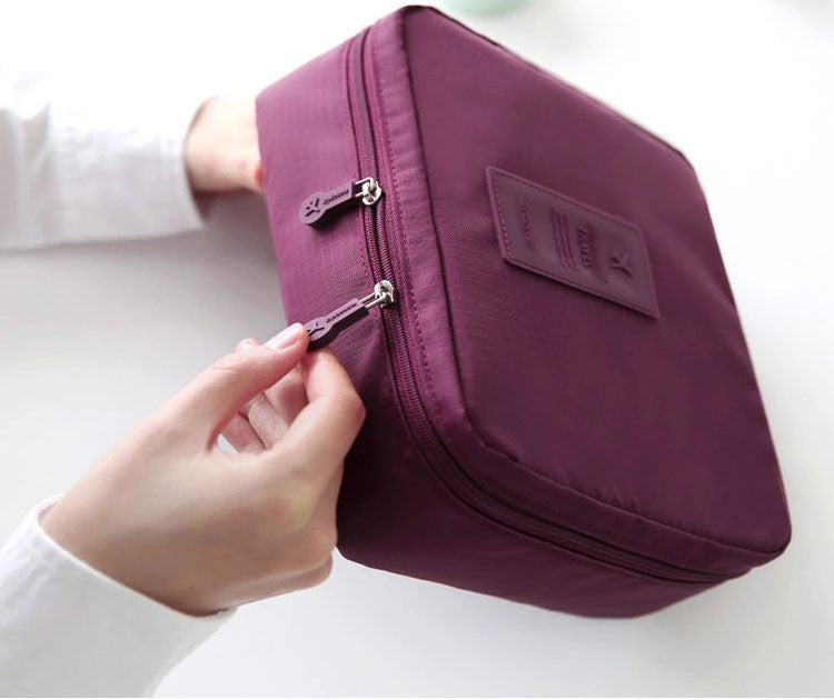 Kompakt vandtæt makeup-rejseorganiser