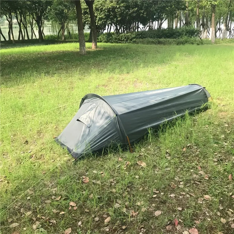 Kompakt vandtæt telt - Ultralet 1-persons eventyr