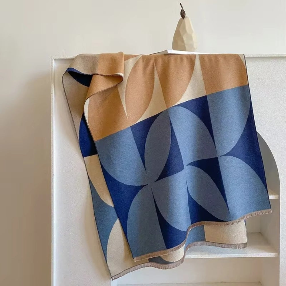 Konvertibel poncho-wrap