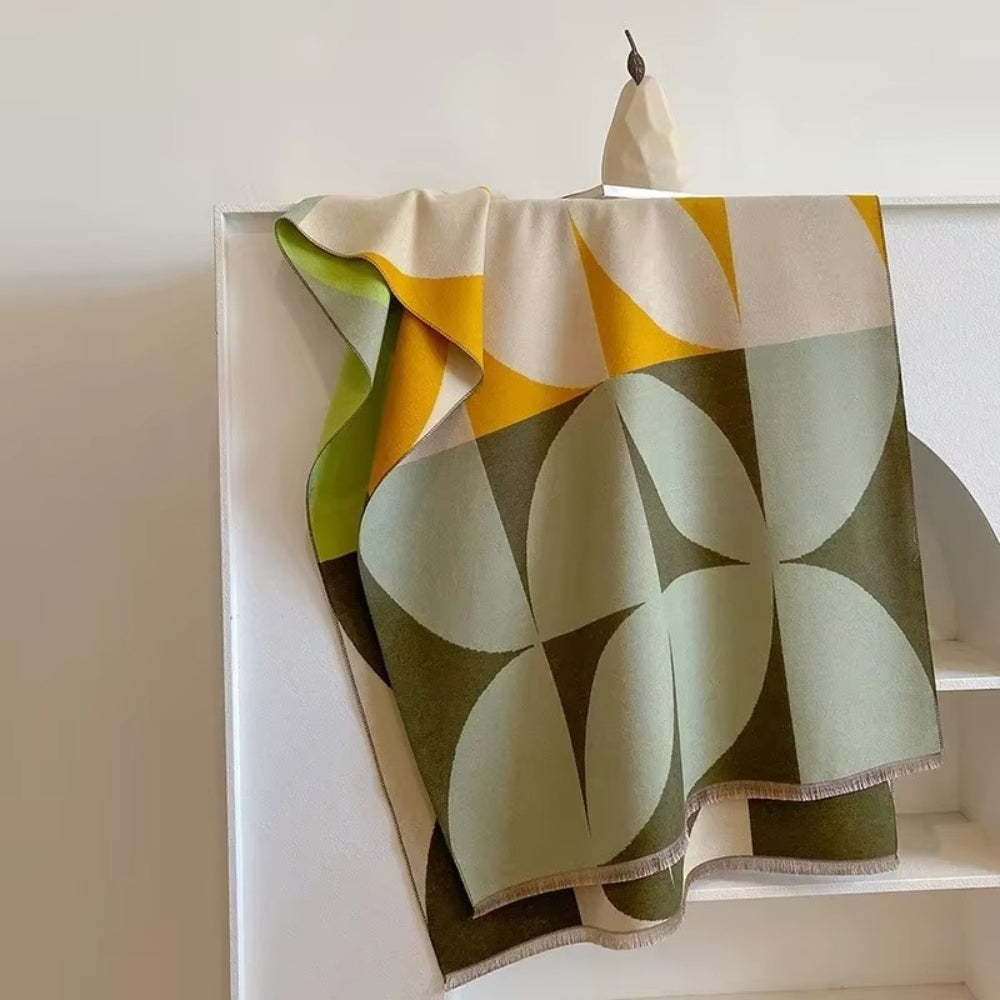 Konvertibel poncho-wrap