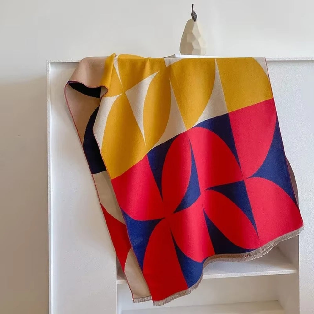 Konvertibel poncho-wrap
