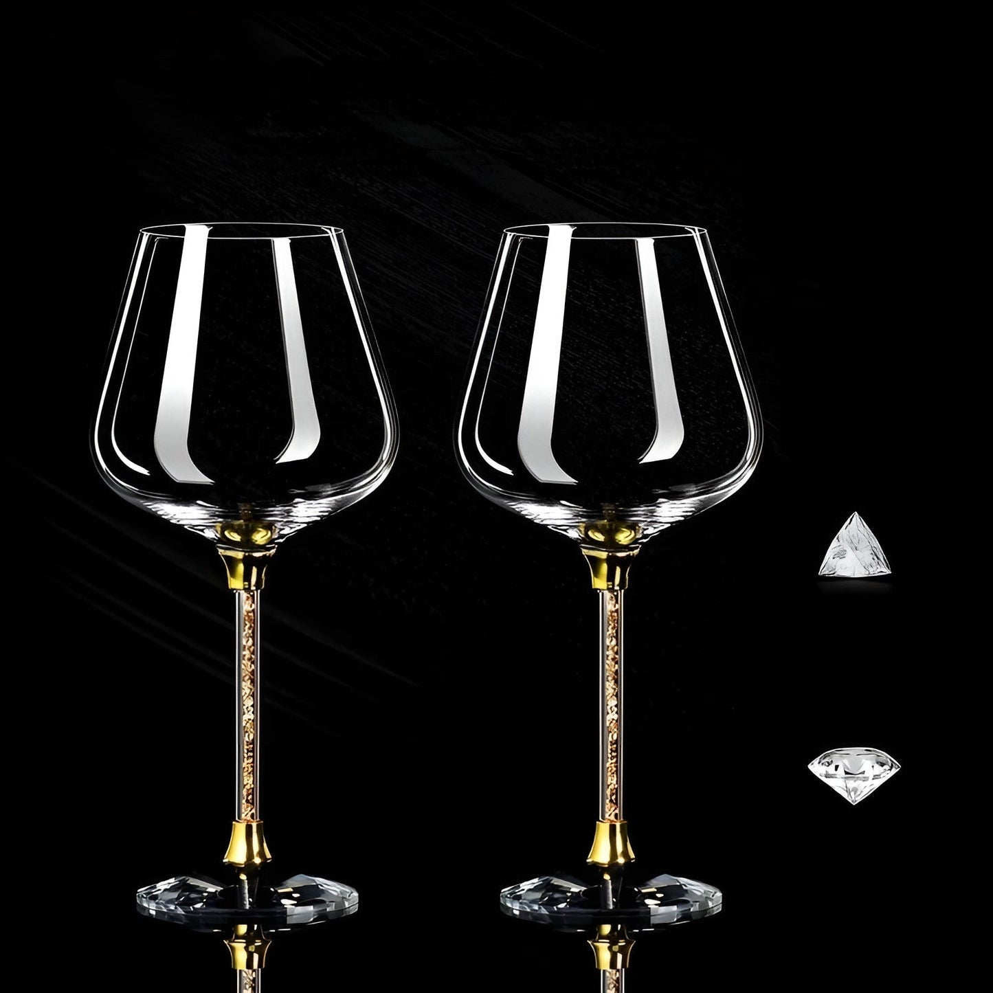 Krystalglas i 2-pak – Elegante vinglas | Høje og luksuriøse til fester og events