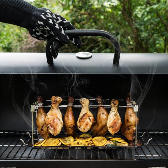 Kyllingelårsholder – Perfekte kyllingelår til grillen