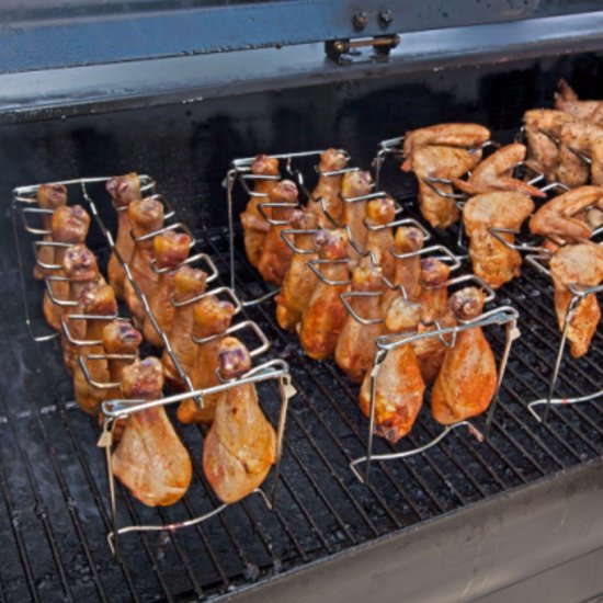 Kyllingelårsholder – Perfekte kyllingelår til grillen