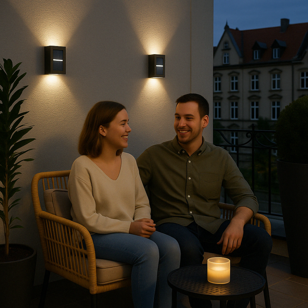 LED-væglamper – Soldrevne og vejrbestandige