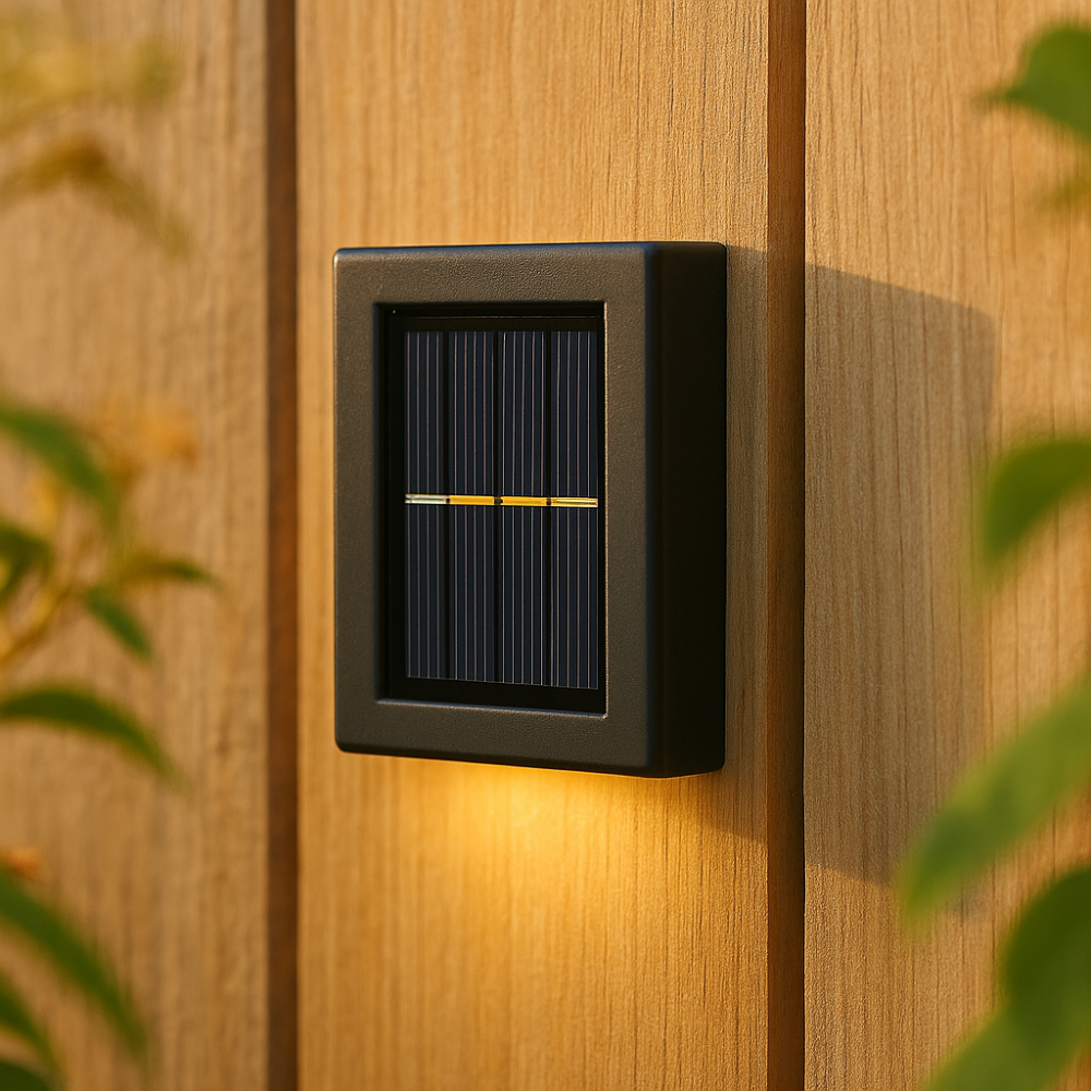 LED-væglamper – Soldrevne og vejrbestandige