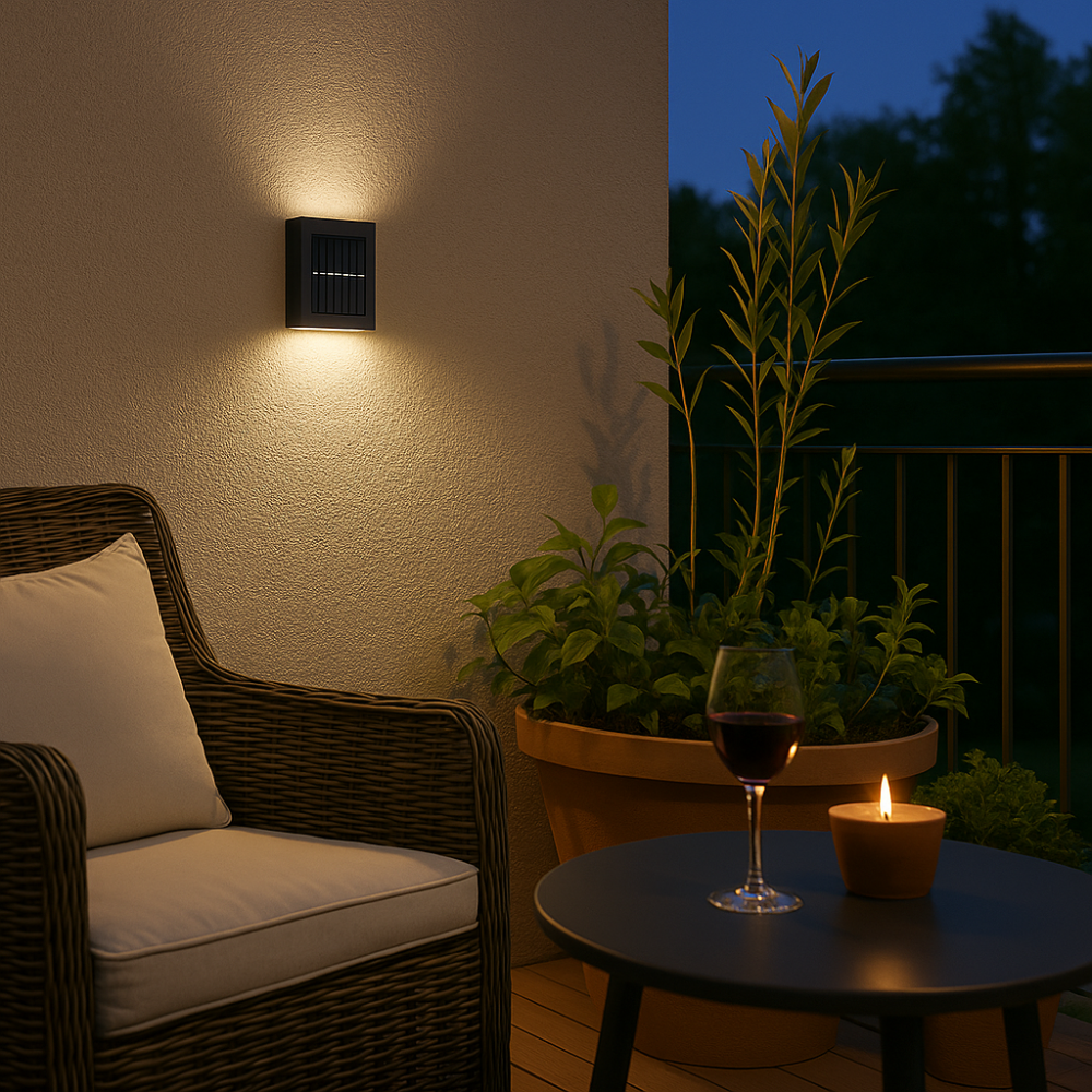 LED-væglamper – Soldrevne og vejrbestandige