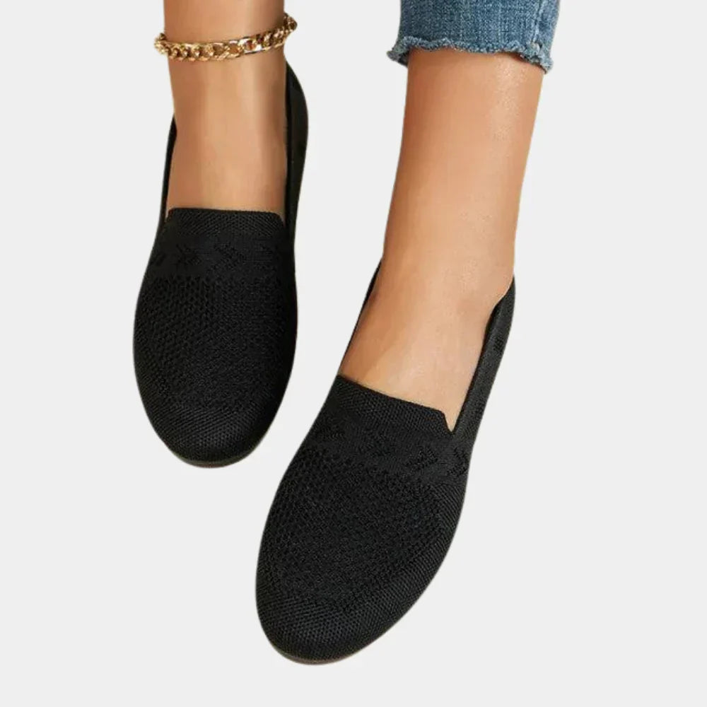 Lette strikkede loafers