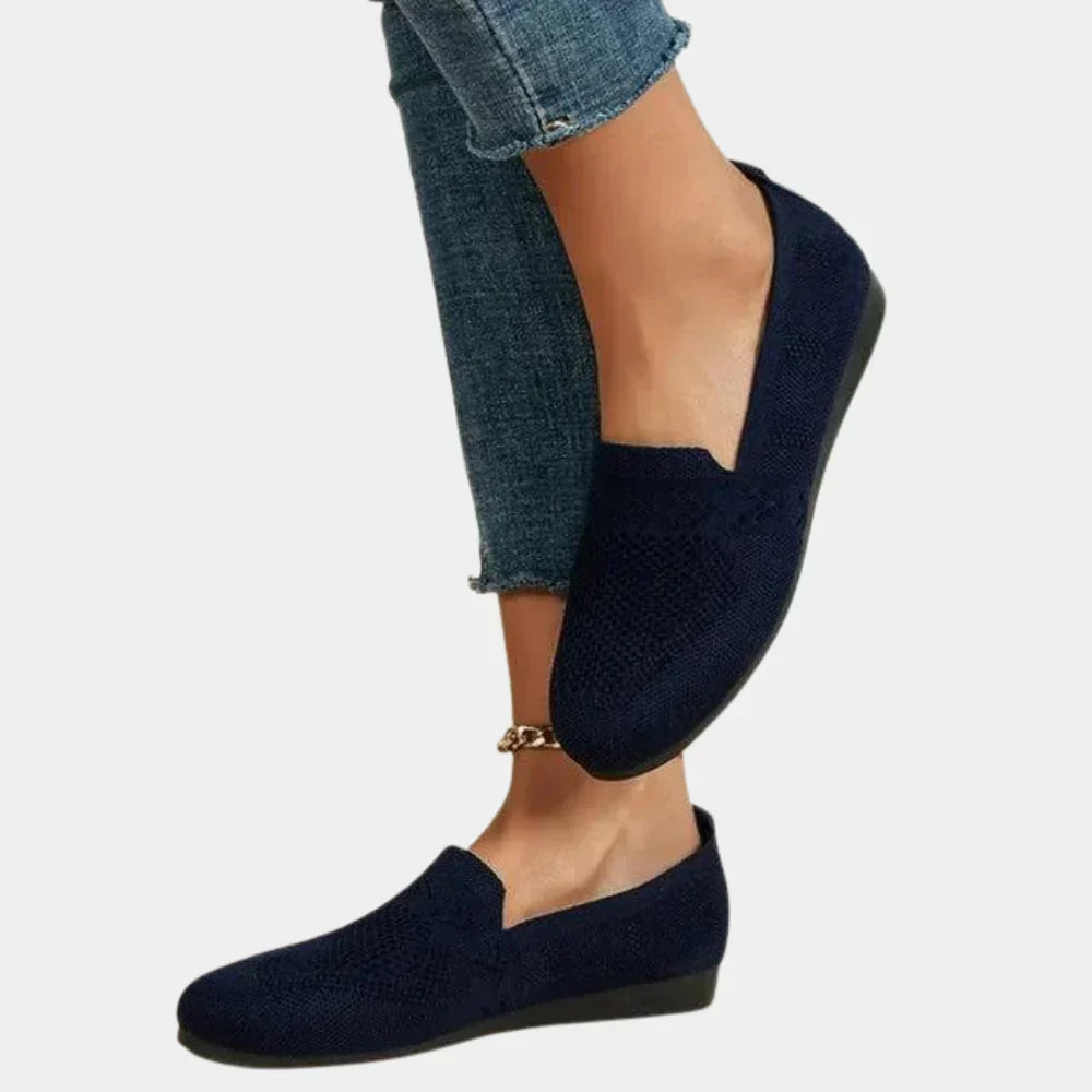Lette strikkede loafers