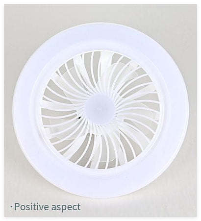 Loftventilator med belysning 80W med fjernbetjening