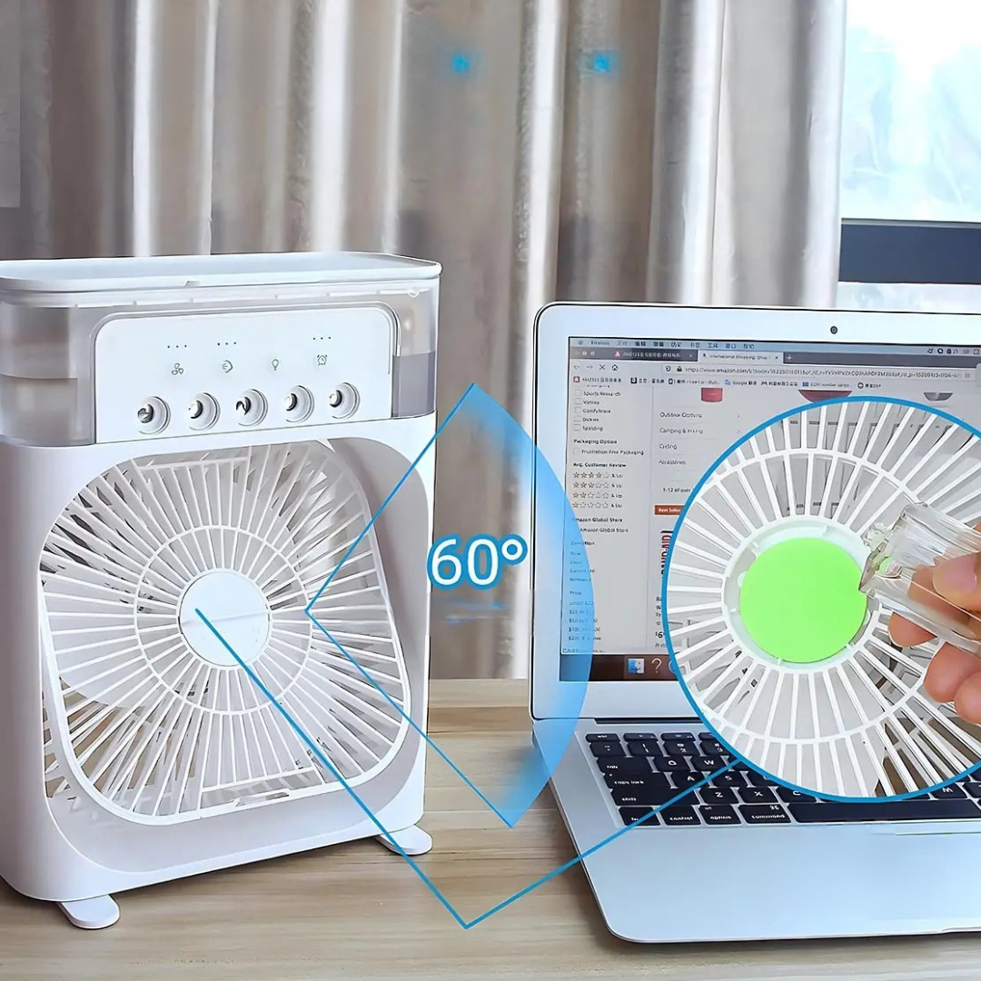 Luftkøler-ventilator med natlysfunktion