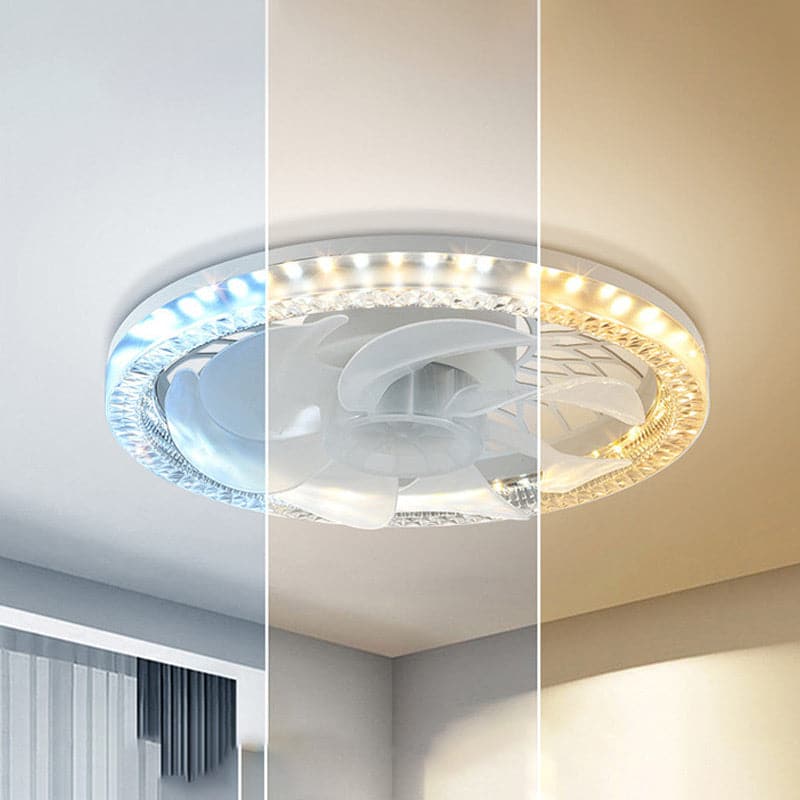 Luksusventilator med lampe