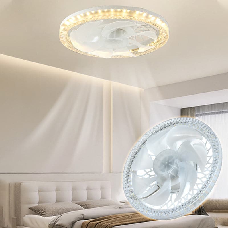 Luksusventilator med lampe