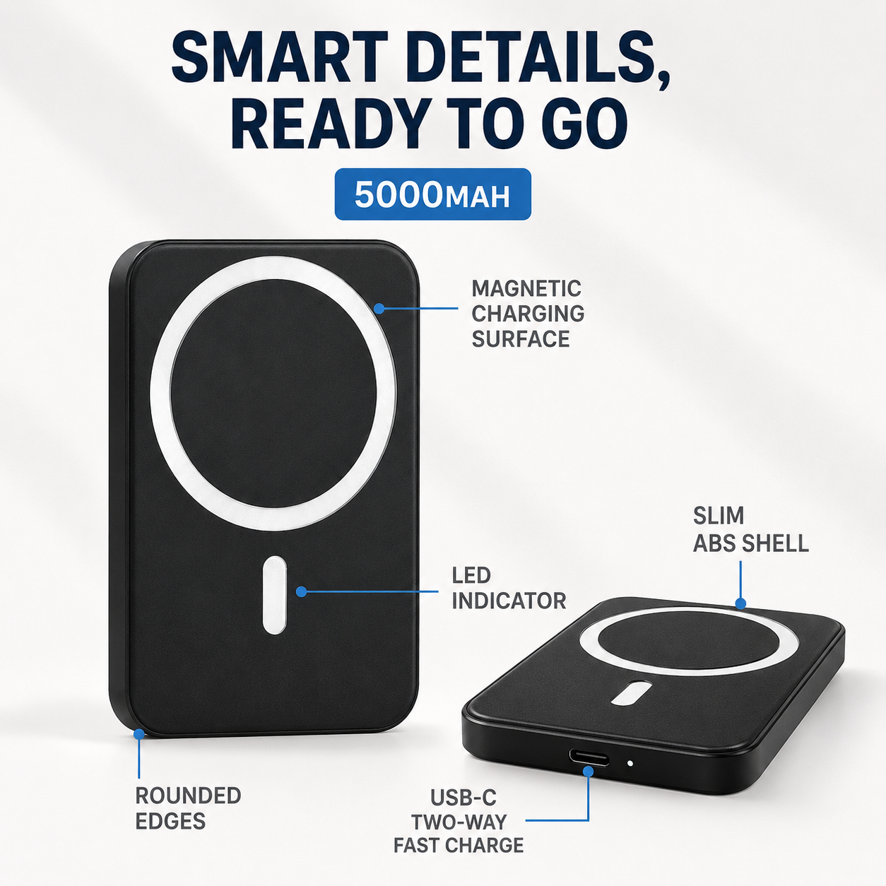 Magnetisk powerbank