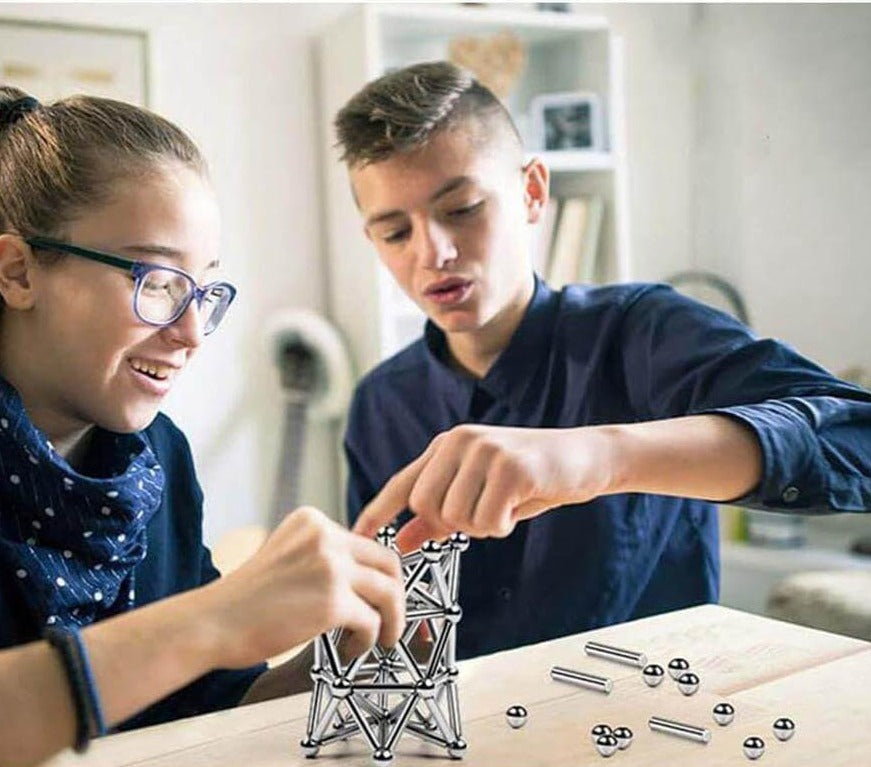 Magnetiske stålstænger og kugler