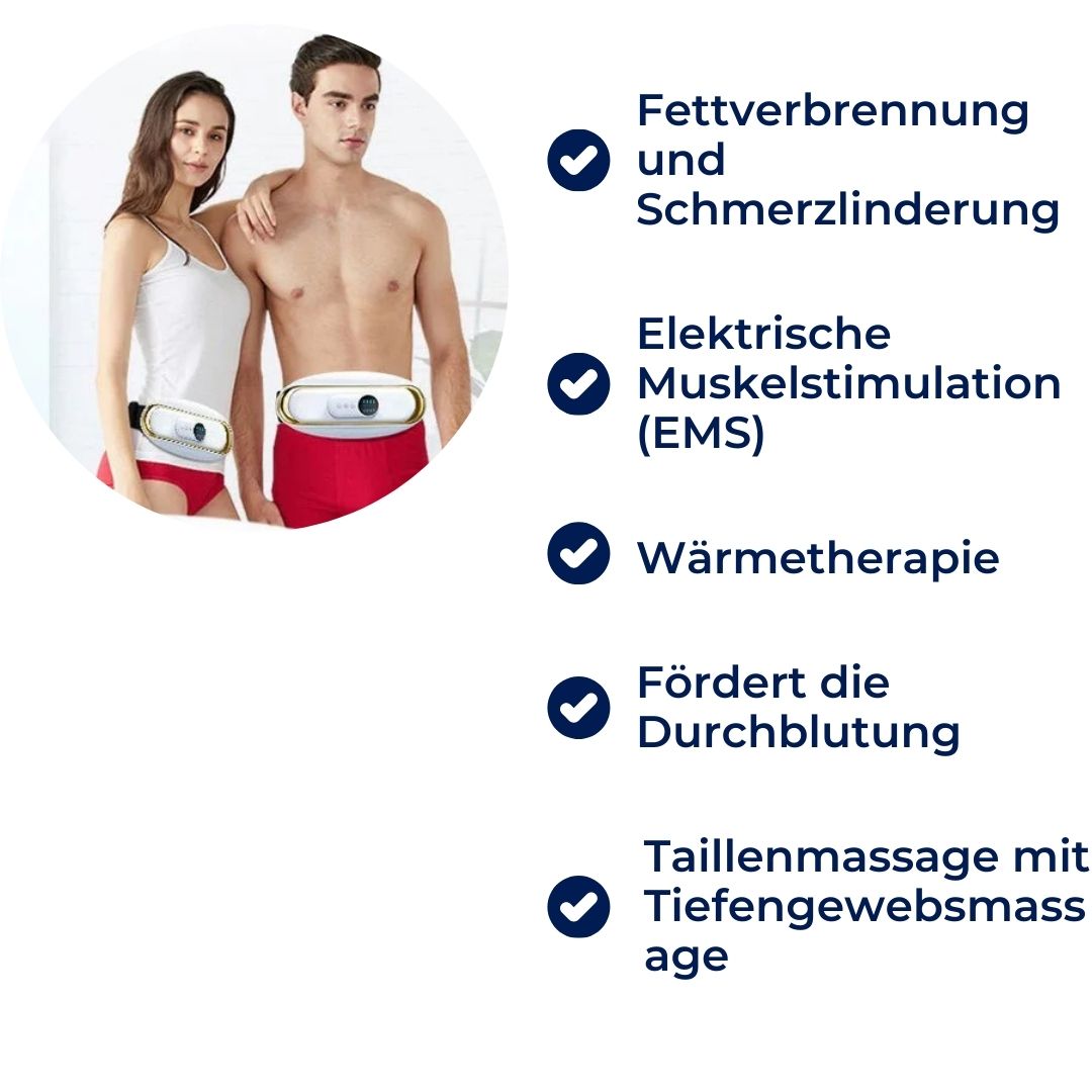 Mavefedtforbrænder – Slankebælte med EMS & varme