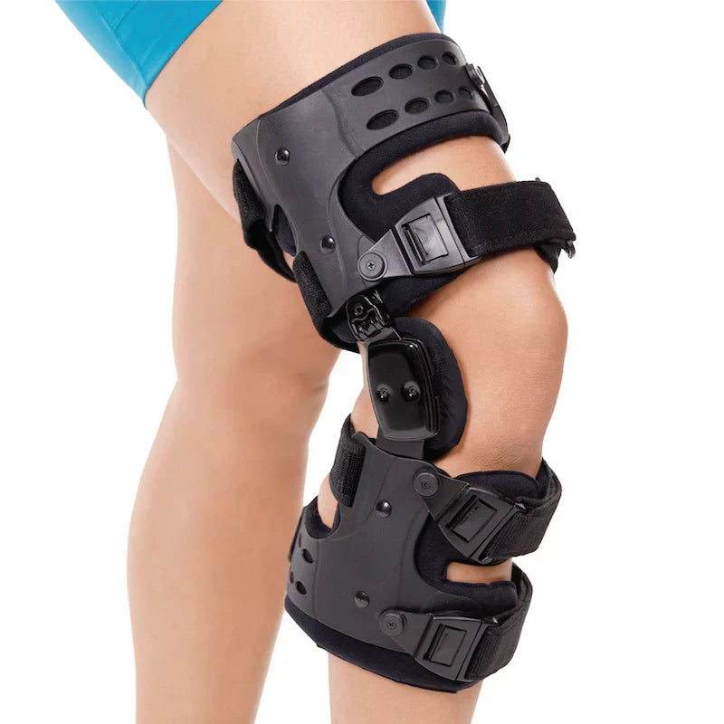 Medicinsk OA-aflastningsknæskinne | Unikompartimentel artroseortose | Varus/valgus-korrektion & ROM-kontrol | Medial & lateral aflastning | Justerbar bevægelsesvinkel