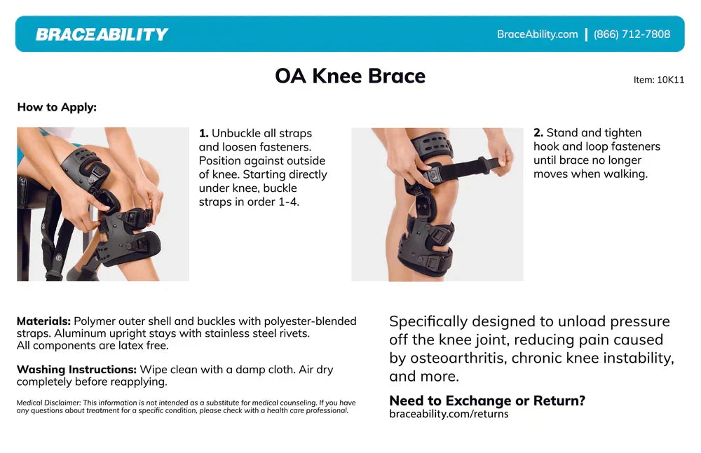 Medicinsk OA-aflastningsknæskinne | Unikompartimentel artroseortose | Varus/valgus-korrektion & ROM-kontrol | Medial & lateral aflastning | Justerbar bevægelsesvinkel